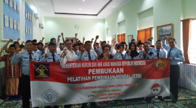 LPKA Tangerang Gelar Kegiatan ESQ Bersama LPK Puspa Antariksa