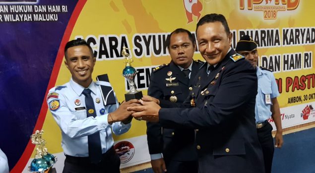 Puncak HDKD 2018, LPKA Ambon Boyong Tiga Piala