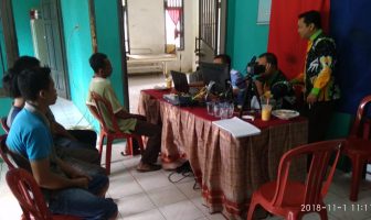 Ratusan Warga Binaan Rekam Data E-KTP di Rutan Kota Bumi
