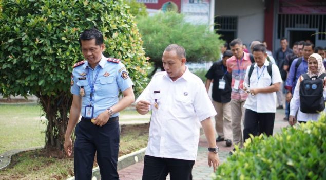 25 Peserta Pelatihan BNN dan UNODC Berkunjung ke Lapas Narkotika Bandar Lampung