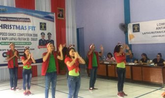 WBP Rutan Manado Juara III Lomba Poco-Poco