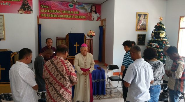 WBP Lapas Ambon Kedatangan Pimpinan Tertinggi Gereja Katholik Maluku