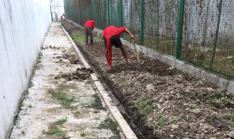 Manfaatkan Branggang, WBP Rutan Lampung Tanam Cabai