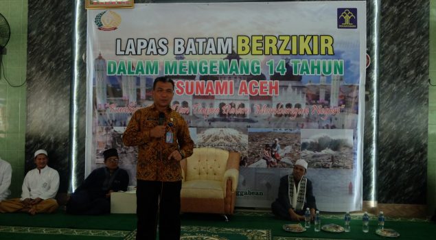 Dzikir & Doa Bagi Korban Tsunami Dilantunkan Petugas & WBP Lapas Batam