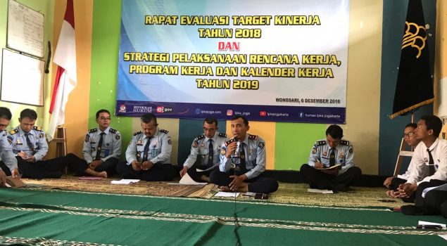 LPKA Yogyakarta Evaluasi Kinerja 2018 & Bahas Rencana Kerja 2019