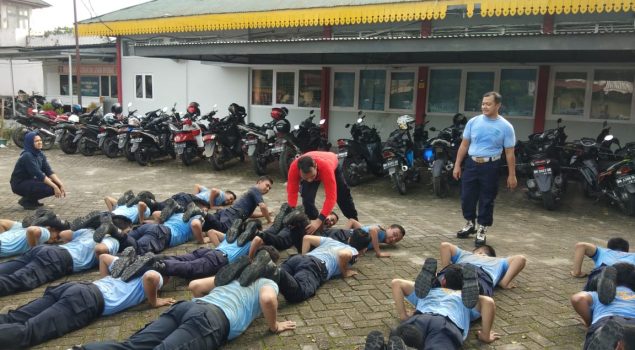 Latihan Kebugaran Fisik Tingkatkan Disiplin CPNS Lapas Pekanbaru