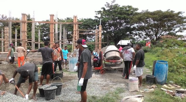 20 Pasukan Merah Putih Cabrut Labuha Bangun Mushola Untuk Warga