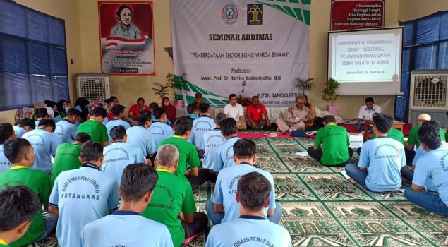 Senangnya WBP Rutan Rangkasbitung Ikut Kuliah Prof. Harries