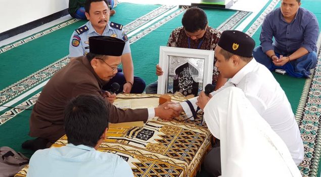 WBP Lapas Pemuda Madiun Persunting Sang Kekasih