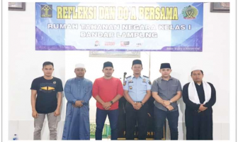 Tutup Tahun 2018, Rutan Bandar Lampung Gelar Doa Bersama
