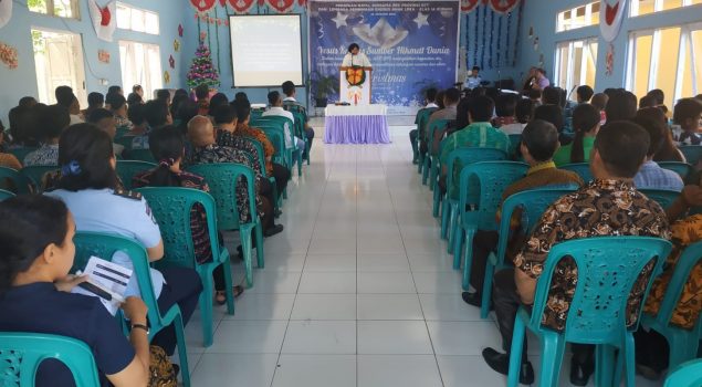 Anak LPKA Kupang Rayakan Natal Bersama BPS Prov. NTT