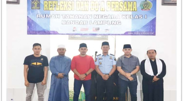 Tutup Tahun 2018, Rutan Bandar Lampung Gelar Doa Bersama