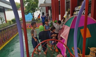 Kalapas Sragen Perhatikan Taman Bermain Anak WBP