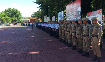 Personel Rutan Bantaeng Hadiri HUT Satpam ke-38