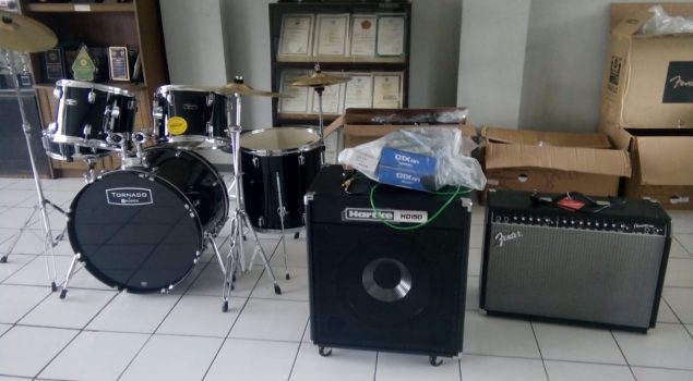 Lapas Sragen Dapat Bantuan Seperangkat Alat Musik