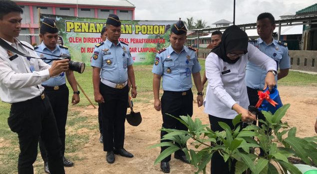 Dirjen PAS Puji "Rumah Sampah Rubal" Rutan Lampung