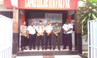 Lapas Fakfak Perkuat Koordinasi dengan Polres & Kodim Fakfak