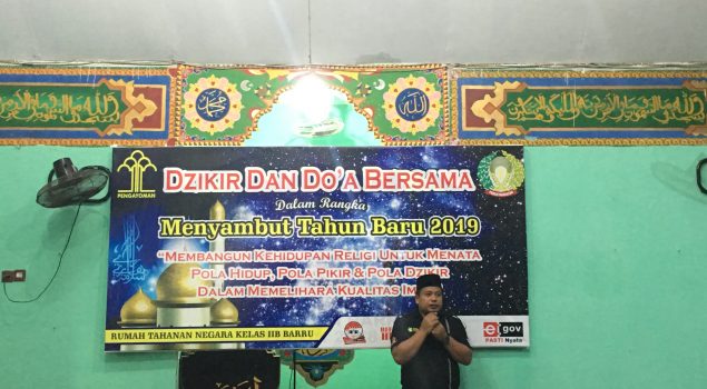 Dzikir dan Doa Sambut Tahun Baru Bergema di Rutan Barru