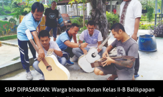 Warga Binaan Mampu Produksi Gitar Akustik