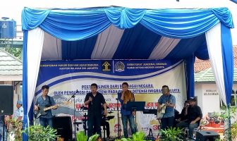 Band Musik Akustik LPN Jakarta Pukau Pesta Kuliner di Rudenim Jakarta