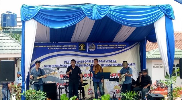 Band Musik Akustik LPN Jakarta Pukau Pesta Kuliner di Rudenim Jakarta