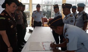 Di Hadapan Forkominda Banten, Jajaran Rutan Rangkasbitung Teken Janji Kinerja 2019