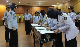 Lantik 9 JFT, Dirjen PAS: Jadilah Agen Perubahan