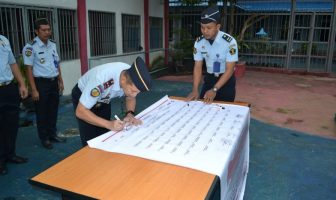 Lapas Kotabumi Canangkan Zona Integritas Menuju WBK/WBBM