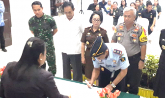 Karutan Manado Hadiri Pencanangan WBK di PN Airmadidi