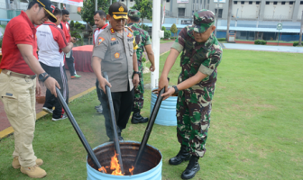 LPN Jakarta Bakar Barang Sitaan Hasil Sidak