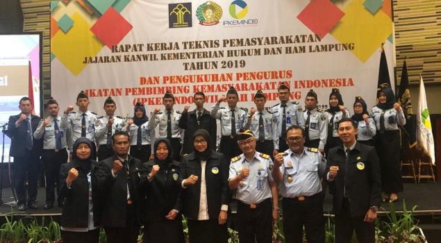 Dirjen PAS Kukuhkan Kepengurusan IPKEMINDO Lampung