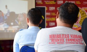 Mahasiswa Ikut Saksikan Sosialisasi Petunjuk Pelaksanaan Layanan Rehabilitasi Narkotika