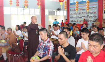 WBP Lapas Pekanbaru Peringati Imlek Bersama Majelis Buddhayana Indonesia Provinsi Riau