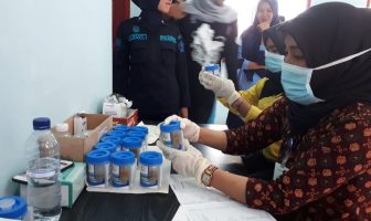 Petugas Lapas Perempuan Kelas III Jalani Tes Urine