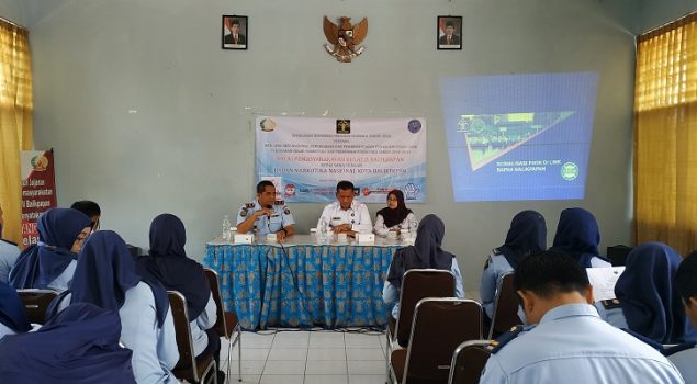 Sosialisasikan P4GN, Bapas Balikpapan Gandeng BNNK Balikpapan