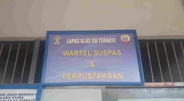 Wartelsus Lapas Ternate Cegah Masuknya HP & Narkoba