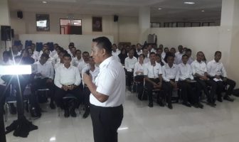 Kalapas Piru Sampaikan Materi Etika Birokrasi kepada CPNS Tahun 2018