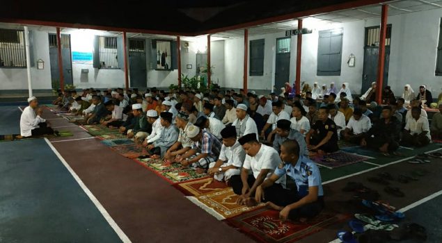 Petugas & WBP Rutan Bantaeng Gelar Dzikir & Doa Bersama