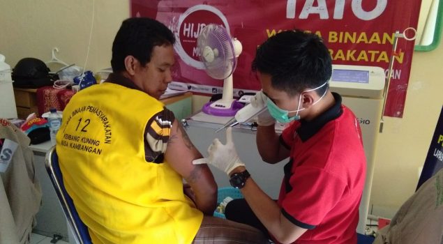 Hapus Tato Massal, WBP Lapas Kembangkuning Semangat Berhijrah