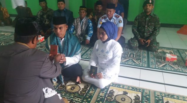 Cinta Tidak Mengenal Ruang, WBP Lapas Piru Langsungkan Pernikahan