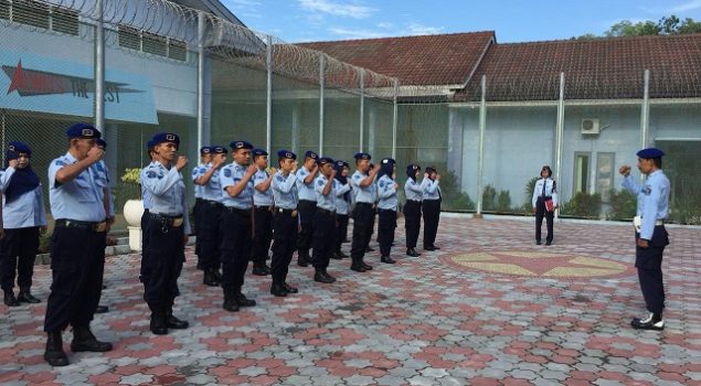 Latihan Keterampilan Baris Berbaris, Penyegaran Petugas Rutan Bantul