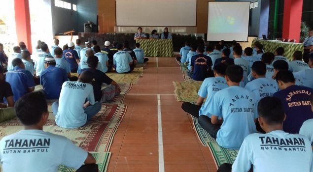 Penyuluhan Hukum di Rutan Bantul Gandeng Divisi Yankum Kanwil DIY