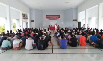 KPU Lampung Tengah Sosialisasi Pemilu di Lapas Gunung Sugih