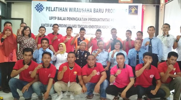 40 WBP LPP & Rutan Kendari Ikuti Pelatihan Wirausaha Baru Produktif
