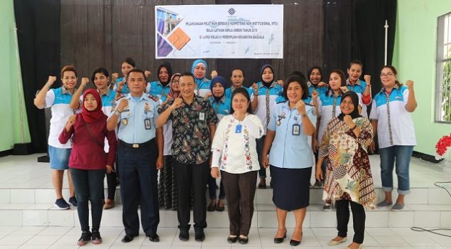 WBP LPP Ambon Dibekali Pelatihan Menjahit