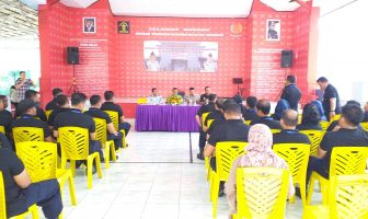 Peserta Diklat Komandan Regu Jaga Belajar ke Rutan Manado
