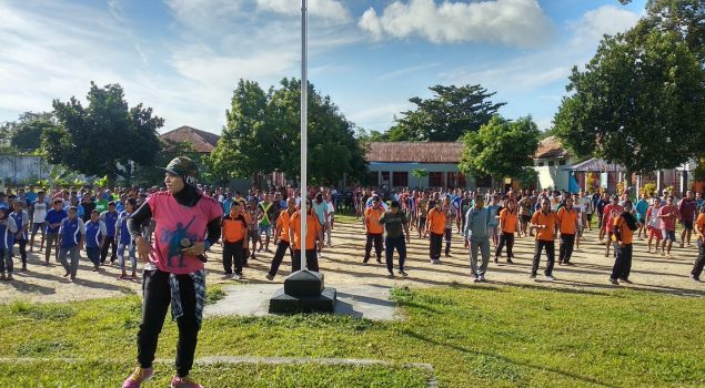 Zumba Party Lapas Ambon Gandeng GRANAT Kota Ambon