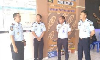 Lapas Tondano Pelajari Layanan Self Service di Rutan Manado