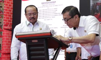 (Reportase) Deklarasi Pemberian Hak Remisi dan Integrasi Narapidana dan Anak serta Pencanangan ZI WBBM