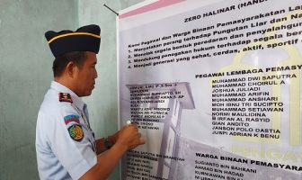 Lapas Sukamara Deklarasikan Zero Halinar